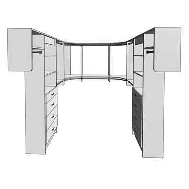 https://smartbim-library-production.s3.amazonaws.com/manufacturers/4c20687e-d1f9-43d9-b0bc-466186ee456a/products/8b0210ad-33bc-4587-beaa-ab1567d0969c/d91bac2b-711f-4b3b-8e96-15f4b7694ac0/MasterSuite Closet Custom Series Walk-In The Deluxe 8x8 Drawer Tower Featuring Radius Corners with Shelving and Hanging Options.png